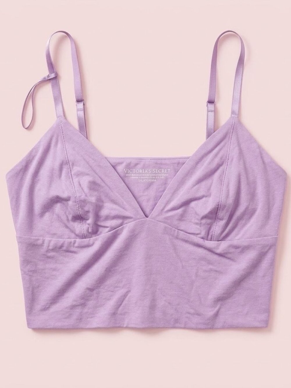 NWT Victoria's Secret Lavender Light Purple Cropped Top